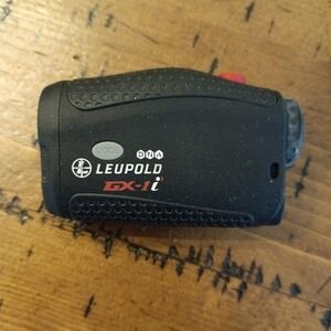Leupold GX-1i3 Golf Laser Rangefinder DNA Technology Black Red  WORKS!  dd